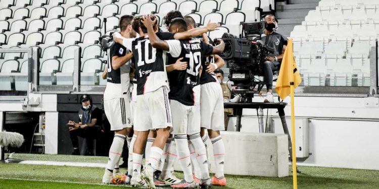 I giocatori della Juventus (Foto LaPresse)