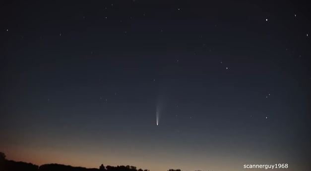 La cometa Neowise (Youtube)