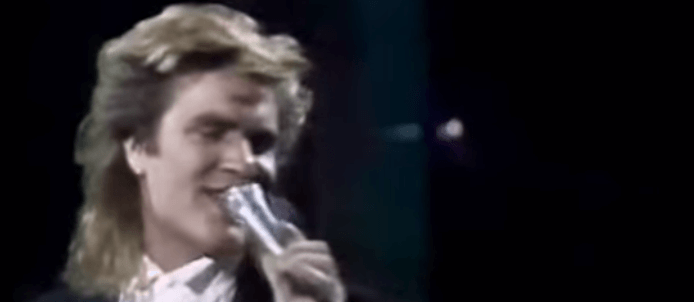 Simon Le Bon dei Duran Duran, foto Youtube