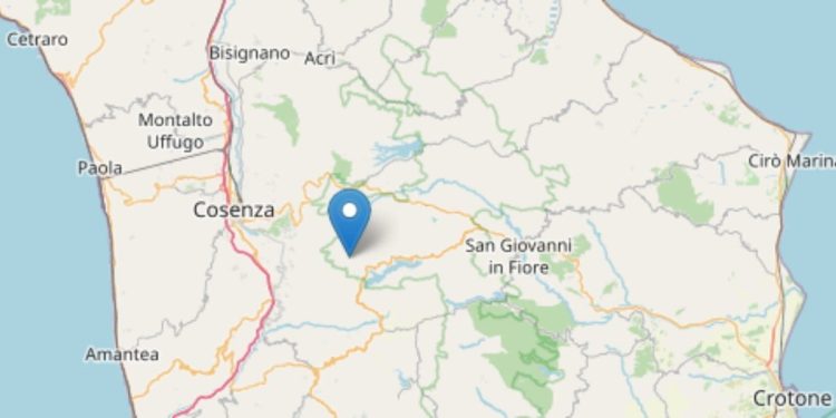 Terremoto a Cosenza 11 agosto 2020, foto da Ingv