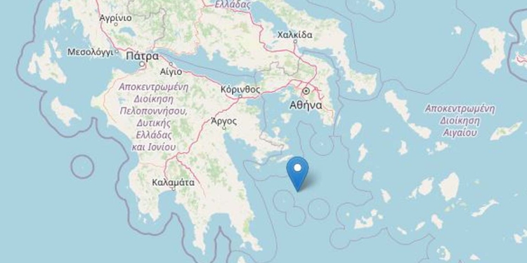 Terremoto Grecia, Ingv