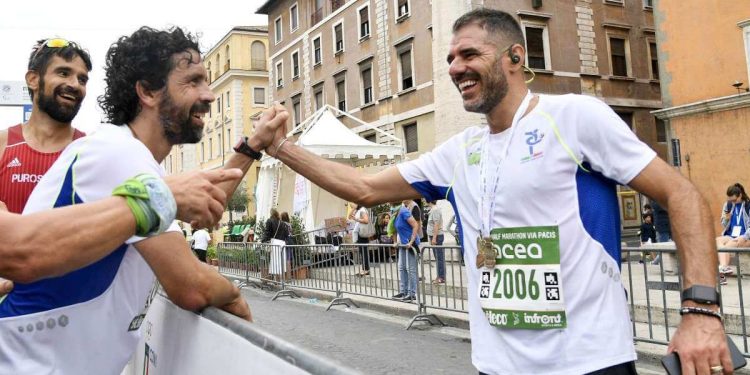 Damiano Tommasi e Simone Perrotta (Foto LaPresse)