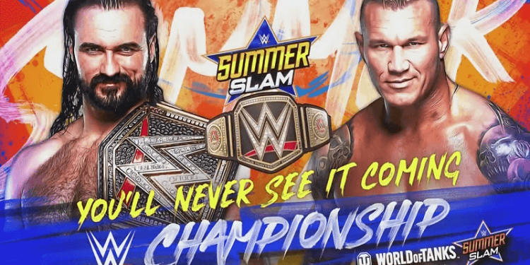 Drew McIntyre contro Randy Orton per il WWE Championship