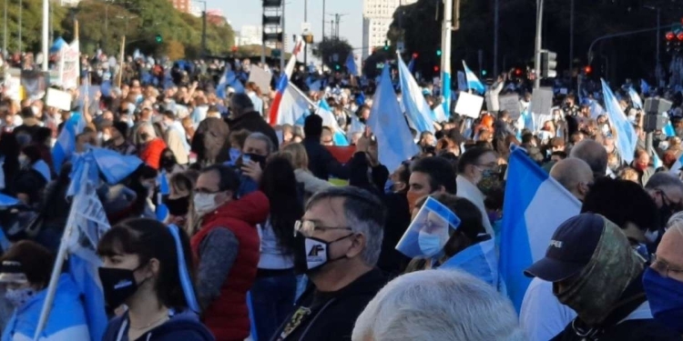 Manifestazione in Argentina (immagine di repertorio)