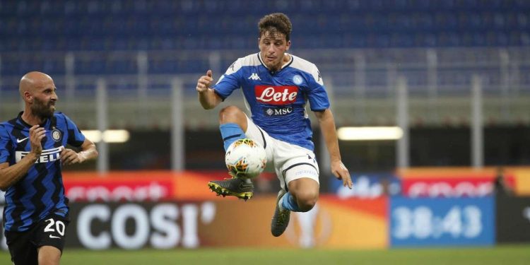 Diego Demme, centrocampista tedesco del Napoli (Foto LaPresse)