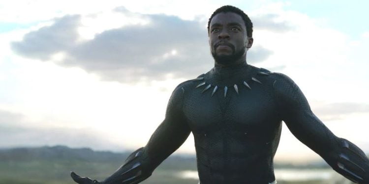 Chadwick Boseman, immagine presa dal film Black Panther