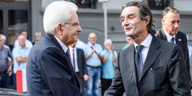 Mattarella e Fontana