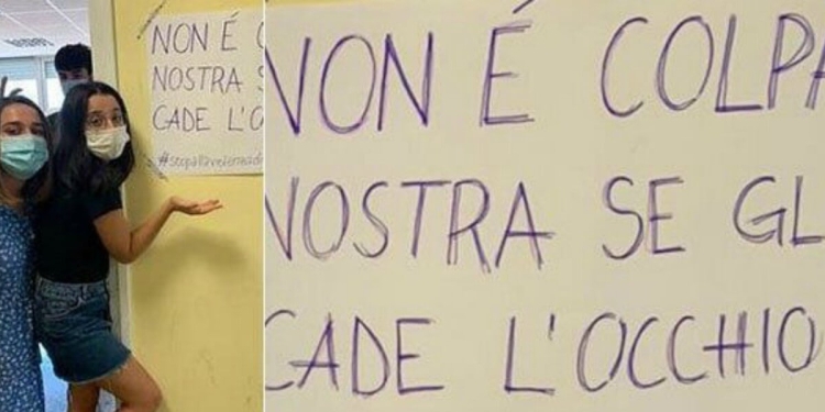 La protesta delle studentesse di Roma