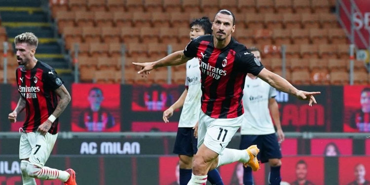 Ibrahimovic Milan Bologna