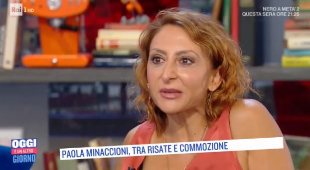 Paola Minaccioni a Oggi è un altro giorno