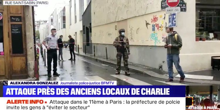 Attentato a Parigi vicino ex sede Charlie Hebdo