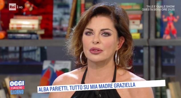 Alba Parietti a Oggi è un altro giorno