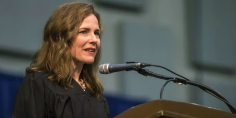 Amy Coney Barrett, foto da Youtube