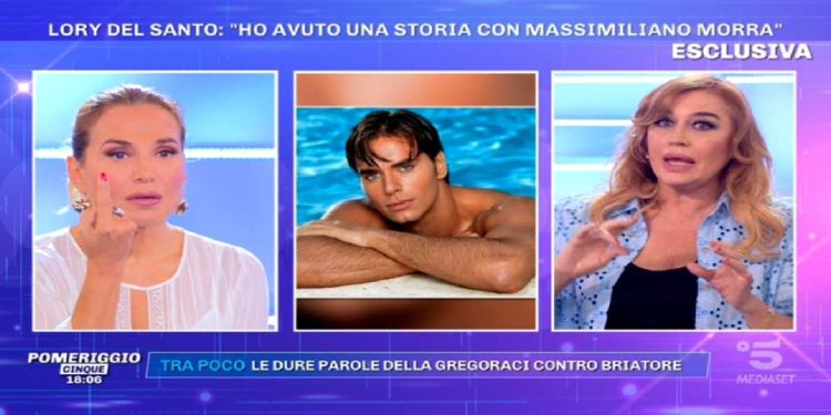 Lory Del Santo parla di Massimiliano Morra a Pomeriggio 5