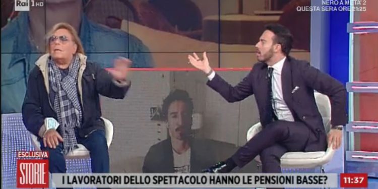 Francesco Fredella a Storie Italiane con Mastelloni