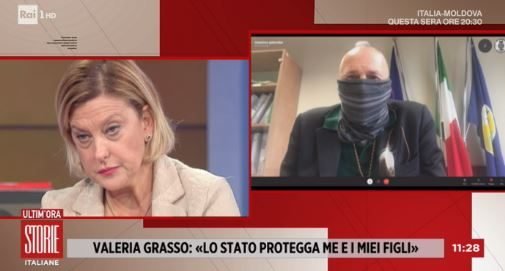 Valeria Grasso e Ultimo a Storie Italiane