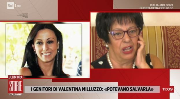 Il caso di Valentina Milluzzo a Storie Italiane