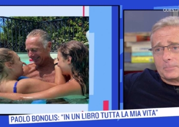 Paolo Bonolis con sua figlia Silvia