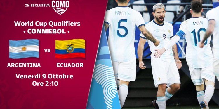 A Como Tv i diritti in esclusiva delle nazionali sudamericane, i match di qualificazione ai Mondiali 2022