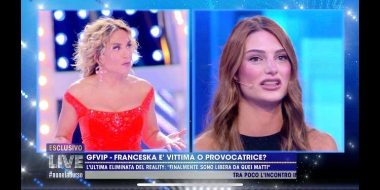 Franceska Pepe a Live Non è la D'Urso