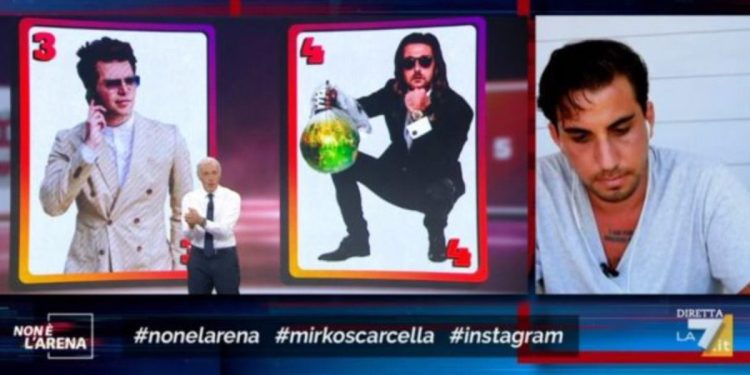 Gianni Mendes, Simone D'Auria e Mirko Scarcella (Foto: La7)