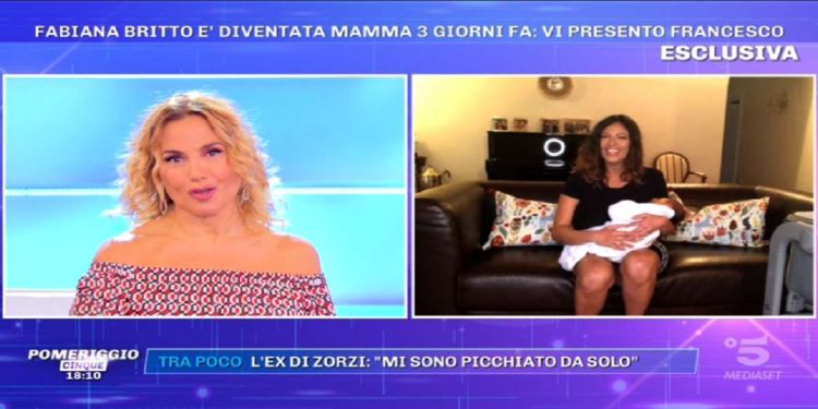 Fabiana Britto è diventata mamma