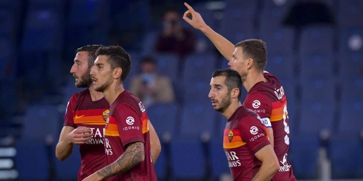 Dzeko Roma gruppo Europa League