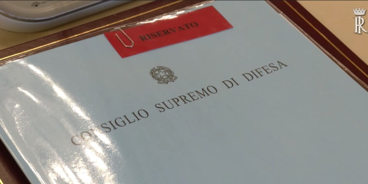 Consiglio Supremo di Difesa al Quirinale (Foto: YouTube)