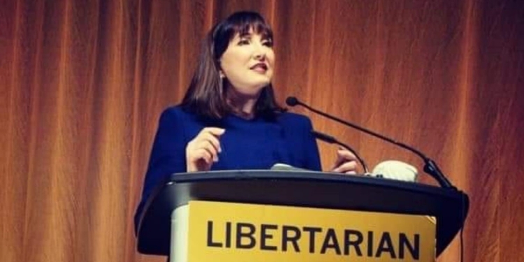 Jo Jorgensen, candidata del Partito Libertario alle Elezioni Usa 2020 (foto da Facebook)