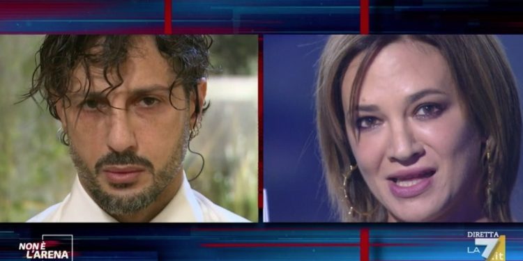 Fabrizio Corona e Asia Argento a Non è l'Arena