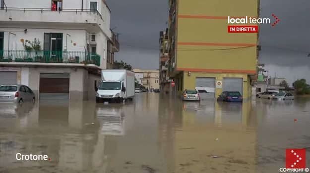 Maltempo a Crotone (Youtube)