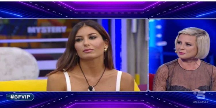 Elisabetta Gregoraci e Antonella Elia al Grande Fratello Vip 2020 - Screenshot da video