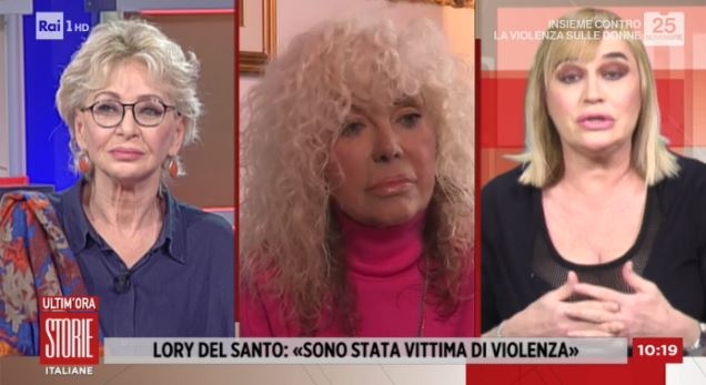 Enrica Bonaccorti, Donatella Rettore, Lory Del Santo (Storie italiane)