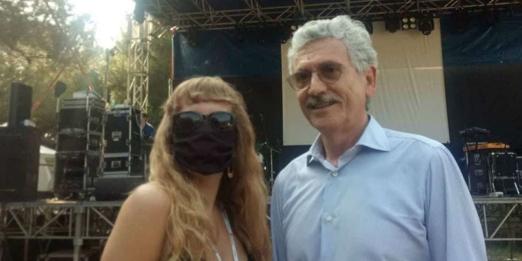 Myss Keta e Massimo D'Alema