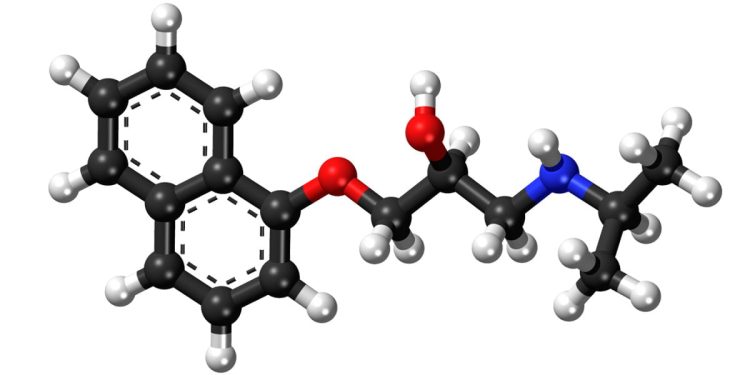 Propranololo, il principio attivo beta-bloccante