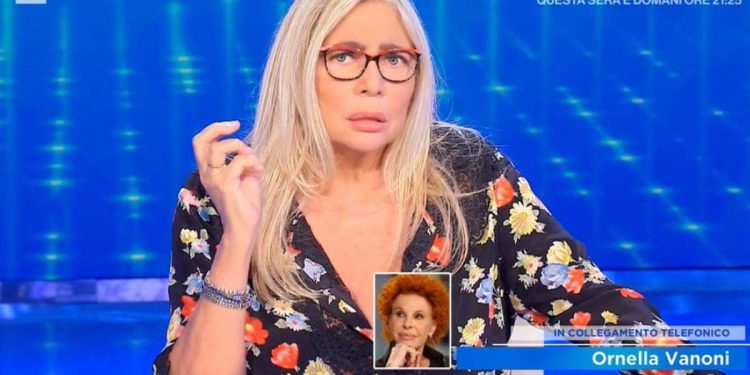 Ornella Vanoni in collegamento con Domenica In