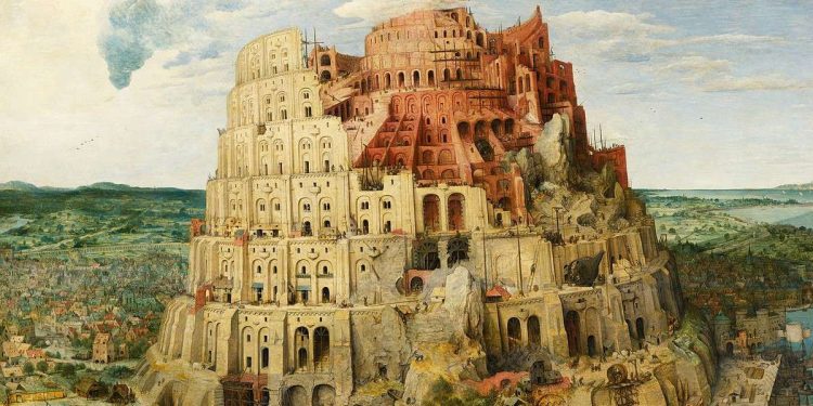 P. Bruegel, Torre di Babele (1563), particolare