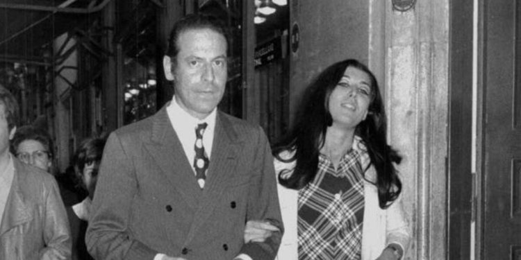 Giuseppe Drommi e Patrizia De Blanck in una foto d’epoca