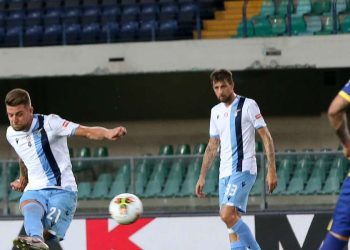 Video Lazio Verona  (Foto LaPresse)