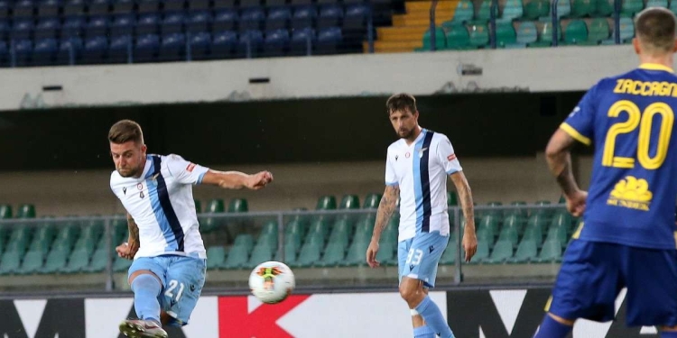 Video Lazio Verona  (Foto LaPresse)