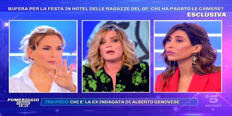 Patrizia Groppelli e Mila Suarez a Pomeriggio 5