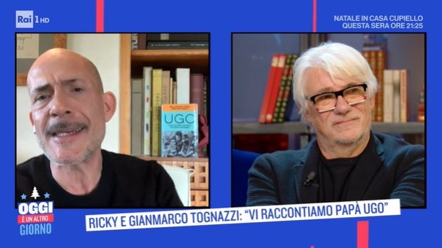 Ricky e Gian Marco Tognazzi a Oggi è un altro giorno