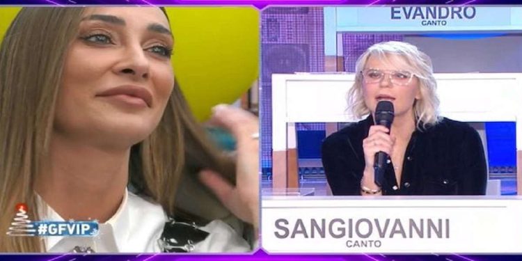 Sonia Lorenzini e Maria De Filippi al Grande Fratello Vip 5