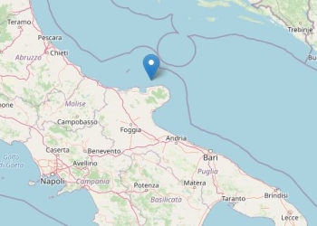 Terremoto a Foggia (Ingv)