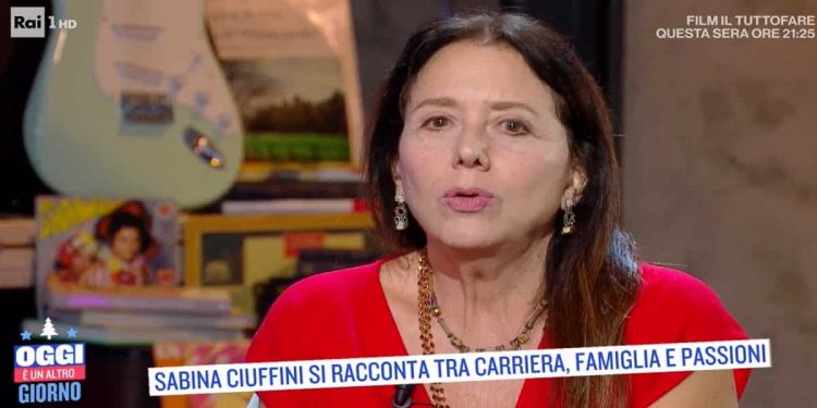 Sabina Ciuffini a Oggi è un altro giorno - Screenshot da video