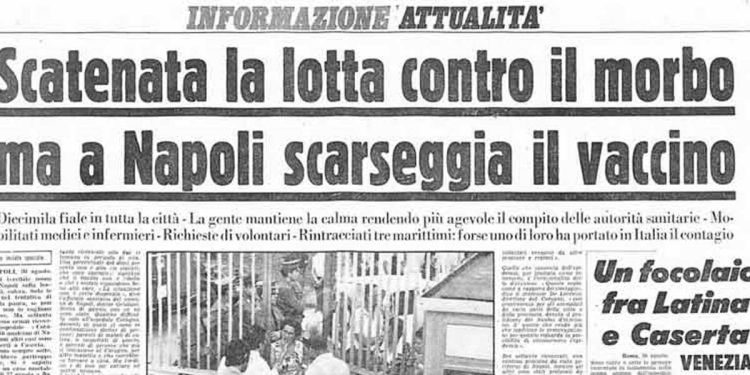 Il colera del 1973 a Napoli in un quotidiano dell'epoca