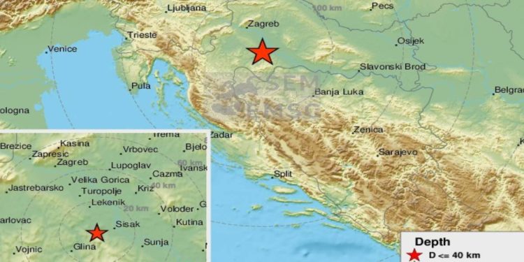 Terremoto in Croazia