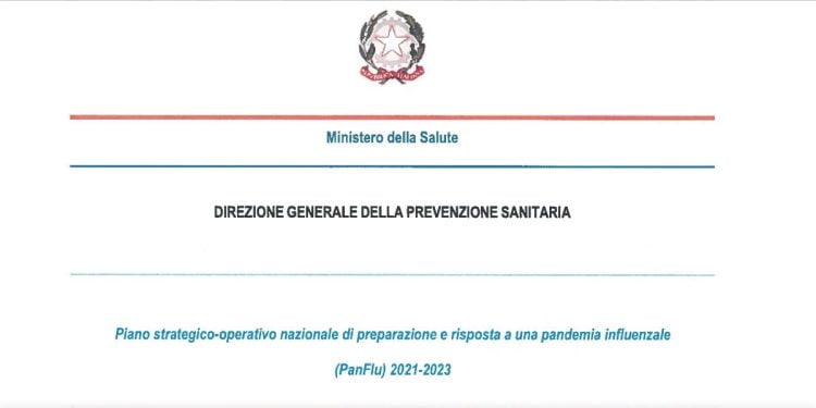 Bozza del nuovo piano pandemico 2021-2023