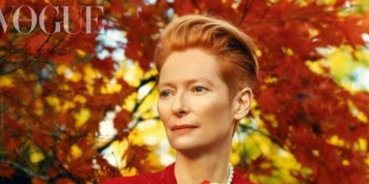 Tilda Swinton, Instagram British Vogue