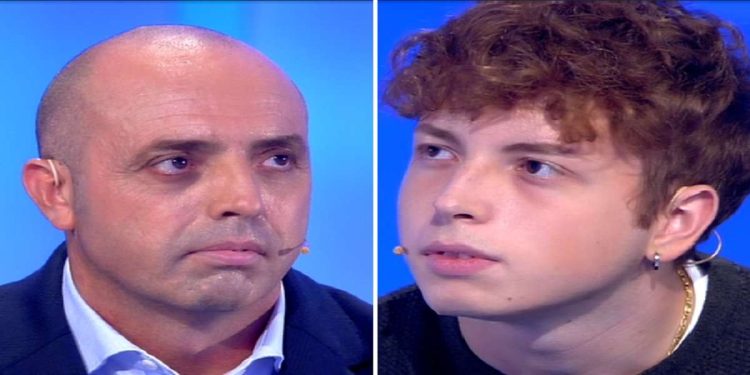 Vincenzo e il figlio Salvo a C'è posta per te